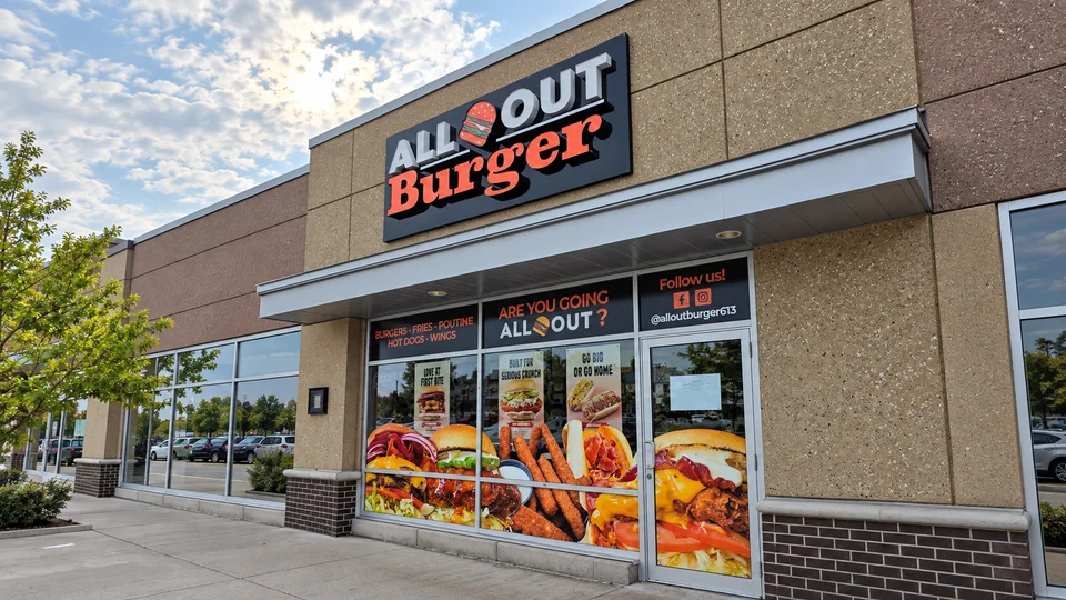 All-Out Burger Barrhaven storefront